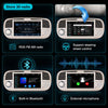 Autoradio pour Fiat 500 2013-2020,Linux,démarrage 2s,Écran Fiat 500 Compatible avec Le contrôle au Volant,CarPlay/Android Auto sans Fil,Radio RDS,DSP,4x45W,Bluetooth,Canbus,USB,1-DIN,Plug&Play-Beige