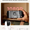 Babyphone Caméra BM04 | Écran 5 Pouces, avec ou sans WiFi | Livré avec 1 Caméra, Vision Nocturne 1080p, Portée 290 m, Autonomie 20h, Détection Pleurs et Mouvement