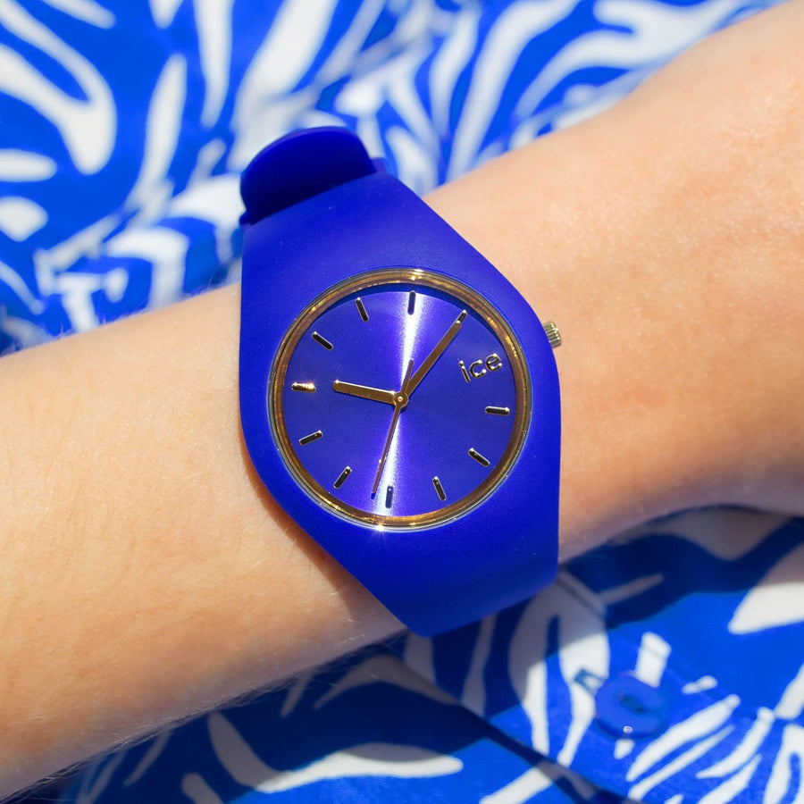 Ice-Watch - ICE blue Artist blue - Montre bleue pour femme avec bracelet en silicone