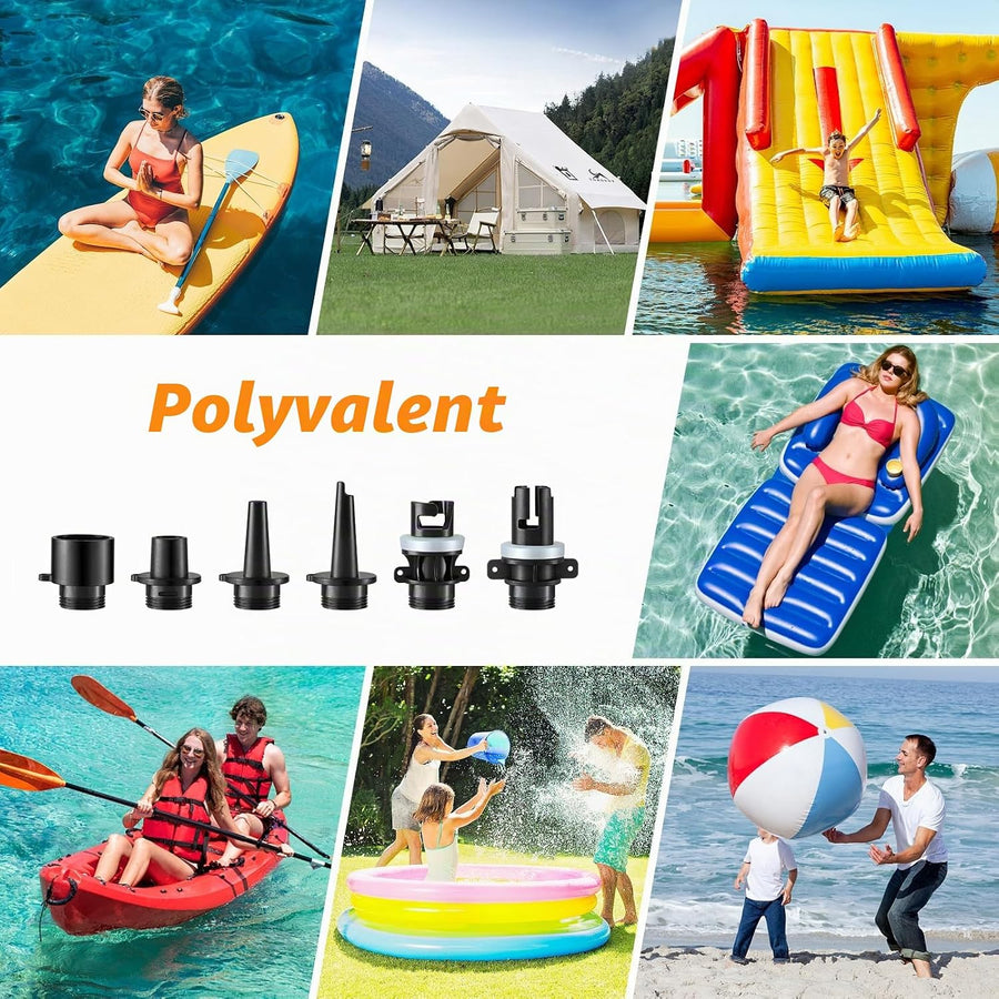 Gonfleur Paddle Electrique 22PSI Pompe Sup Rechargeable Portable pour Kayak