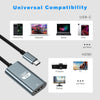 Adaptateur USB C vers HDMI 4K @ 60 Hz, Type-C (Thunderbolt 3) vers Adaptateur HDMI Femelle, Compatible avec Mac