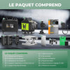 Niveau Laser Chantier Autonivelant 360° x 4, Lazer Niveaux 4D 16 Lignes Laser, Autonivellement et Mode Pulsé Extérieur, 2 x Batterie, Nivellement Automatique, Support Rotatif, Télécommande