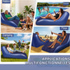 Fauteuil Gonflable, Canapé Gonflable à Surface Floquée, Canapé Gonflable Portable pour Adultes, Canapé-lit Double, Chaise Gonflable pour Camping, Fauteuil Gonflable pour Intérieur et Exterieur