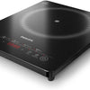 Philips Plaque à induction Série 3000 - Plaque électrique portable, 8 niveaux de chauffe, 4 programmes de cuisson, puissance élevée de 2000W, avec arrêt automatique, Écran tactile (HD5830/90)
