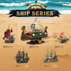 Ensemble de construction modèle pirate viking, kit voiles et boucliers 66101, cadeau hommes adultes garçons, décoration bureau viking