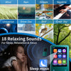 Lecteur MP3 Bluetooth 5.3 64Go écran 2,4" Touches tactiles Haut-Parleur Boîtier en métal, 45 h d'autonomie, 18 sons relaxants, radio FM, extensible jusqu'à 128Go