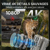 GardePro E8 2.0 Pro 4K Camera de Chasse WiFi, Batterie de 7800 mAh | Portée WiFi de 50 Mètres, 64MP Caméra de Chasse Connectée Telephone, Camera Vision Nocturne Animaux Exterieur