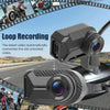 Mini Dashcam pour Moto, 1080P Caméra IP66 Avant étanche sans écran, Grand Angle 110°, Vision Nocturne, Application WiFi, Enregistrement en Boucle