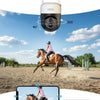 Caméra Solaire Extérieure 4G avec Carte SIM sans WiFi Autonome 2K, Batterie Intégrée, Détection de Mouvement Personnalisée, Projecteur & Sirène, Alerte APP Instantanée, Abonnement Requis