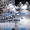 Projecteur LED Industriel - 2 Pack 100W 10000LM High Bay Eclairage Atelier avec Transformateur, IP65 Étanche Plafonnier LED, 6500k Blanc Froid Lampe Atelier pour Garage