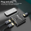 HDMI 2.1 8K interrupteur directionnel 2 in 1 out avec télécommande 8K@60Hz 4K@120Hz Convertisseur haute vitesse 48gbps