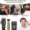 Tondeuse à cheveux sans fil pour homme, tondeuse à barbe, rasoir en aluminium rechargeable