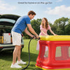 Maison gonflable 3 en 1 pour tout-petits de 1 à 3 ans, piscine à balles et trampoline, maison gonflable avec filet de sécurité, intérieur et extérieur, aire de jeux pour bébé