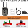 GardePro E8 2.0 4K Camera de Chasse WiFi, Portée WiFi de 50 Mètres 64MP H.265 Caméra de Chasse Connectée Telephone, Camera Vision Nocturne Animaux Exterieur, IR Invisible No Glow 940nm, IP66