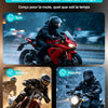 BLAISE V6 Plus Intercom Moto Bluetooth, Système de Communication Casque, 2 Voies pour 2 Motards & Jusqu’à 6 Appairés, Portée 1000 m, Bluetooth 5.3, Réduction de Bruit, Partage de Musique,Unique Pack