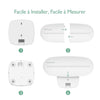 Pèse-Bébé, Nouveau-né, Plateau Incurvé Amovible, Poids, Taille, Balance Personnelle, Quantité Boire, Mesure, Précision <50g, 150kg, Unités, Mémoire Auto