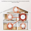Détecteur de Fumée WiFi Intelligent EN14604, Batterie 5 Ans, Sirène 85 DB, Alarme Incendie Synchronisée Via Hub Zigbee (sans WiFi), Commande Via App, Alertes à Distance, Lot de 3 (Hub Inclus)