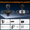 Dashcam 360° 5 Canaux 1080P Carte SD 64 Go Avant Arrière Intérieur. G-Sensor. Vision Nocturne. Grand Angle. Enregistrement en Boucle