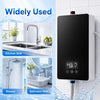 Chauffe-eau instantané 230V 5500W, pour douche et cuisine, avec kit douche complet, affichage LED et régulation électronique, Pour douche, cuisine et salle de bain