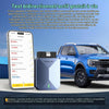 MUCAR BT200 Max AI Bluetooth, mises à Jour à Vie, Compatible ELM327, Outil de Diagnostic OBD2 Tous systèmes avec 15 réinitialisations pour iOS et Android, CANFD, authentification, FCA SGW