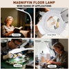 Lampe Esthetique Professionnel, 2500 Lumens, col de Cygne Flexible, Intensité Réglable en Continu, Lampadaire Loupe LED