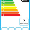 Hotte Aspirante 60cm, 400m³/h, A+++, Sans Balais, Évac/Recycl 3 vitesses mécaniques, Éclairage LED, noir mat/verre, filtre alu 3 couches, kit montage + tuyau alu 1,5 m inclus
