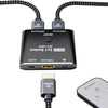 HDMI 2.1 8K interrupteur directionnel 2 in 1 out avec télécommande 8K@60Hz 4K@120Hz Convertisseur haute vitesse 48gbps