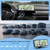 Écran CarPlay sans Fil 10,26" pour Voiture, CarPlay & Android Auto Compatible Avec les Commandes au Volant, Mirror Link et AirPlay,Bluetooth, l'Égaliseur, la Commande Vocale,l'Entrée AUX/FM