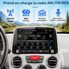 Fiat Panda 2003-2012 Autoradio 1 DIN CarPlay sans Fil Android Auto DSP RDS | Système Linux,démarrage rapide 2s,Plug&Play,Bluetooth,CANBUS,commandes volant,écran tactile IPS,caméra de recul compatible