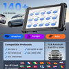 Scanner cartographie topologique, outil diagnostic IA 892BT PRO, 3 000 tests 40 services, codage ECU, authentification automatique FCA SGW, CANFD/DOIP, mises à jour gratuites à vie