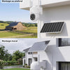 Caméra de Surveillance Suivi Auto 30m, 24/7 AOV Solaire 4G | 8W Panneau Solaire,13500mAh Batterie,Carte SIM incluse,Vision Nocturne ,Détection Humaine–tout sans WiFi,PTZ, IP66