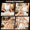 Masseur de cellulite 4 en 1, appareil de massage sous vide avec 9 niveaux de thérapie thermique et LED rouge-bleu, pour raffermissement du corps à la maison Sculpture anti-cellulite
