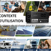 3100W Pur Sinus convertisseur 24v 220v Camion, transformateur 24v 220v, convertisseur pour véhicules avec Clip Alligator, 4 Prises UE et écran LCD