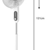 Philips Ventilateur sur pied Série 1000 - Puissant et silencieux, 38 dB, Hauteur réglable, Inclinable et rotatif, Minuterie BLANC