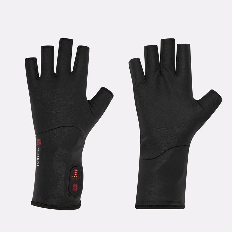 G-HEAT - sous-Gants Chauffants Mitten Mixte Ultra-Fins Effet Seconde Peau Doigts Libres Jusqu’à 6h d’Autonomie Idéal pour Maladie de Raynaud, Quotidien et Sports par Temps Froid