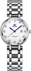 Montre Femme Mode Or Rose Slim Acier Inoxydable Imperméable Quartz Montre pour Femme
