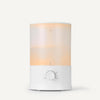Humidificateur pour Chambre, Remplissage par le Haut, Réservoir d’Eau 3,0L, Diffuseur d’Huiles Essentielles, Blanc