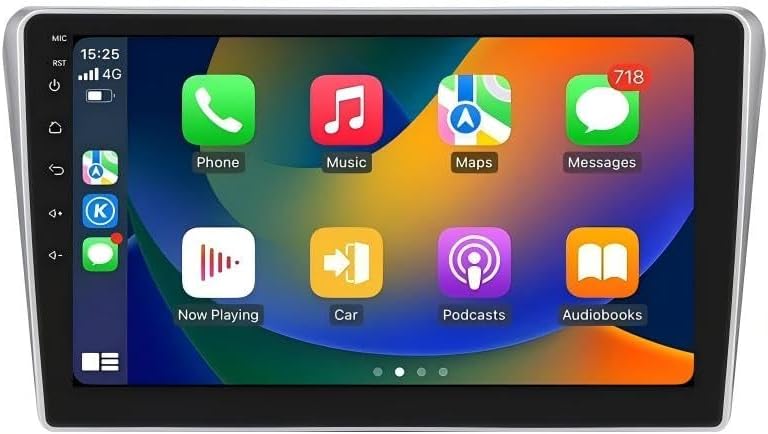 Autoradio Android 14 9 Pouces pour Smart fortwo 451 2005 2006 2007 2008 2009 2010, Compatible avec Carplay/Android Auto sans Fil, Commandes au Volant, Wi-Fi/4G, FM 4 cœurs 2 Go et 64 Go