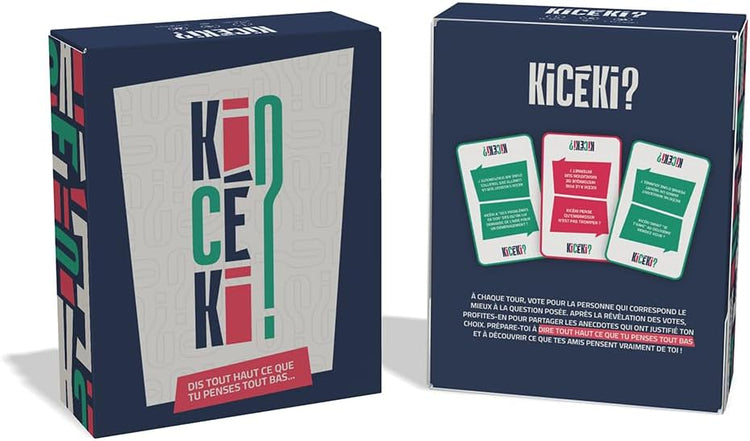 KICÉKI Jeux de Société Famille Amis 400 Questions Personnalités Jeu de Cartes Cadeau