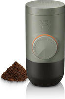Minipresso GR2, Machine a cafe Portable pour l'extérieur Café moulu compatible, Cafetiere Portable 18 Bar à commande manuelle, Cafetiere on the go, ultra-petit pour le voyage, le camping