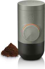 Minipresso GR2, Machine a cafe Portable pour l'extérieur Café moulu compatible, Cafetiere Portable 18 Bar à commande manuelle, Cafetiere on the go, ultra-petit pour le voyage, le camping