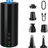 Pompe à Air Électrique Portable 4000mAh avec Lumière LED Gonflage/Dégonflage Rapide pour Matelas Pneumatiques de Camping, Piscines Gonflables, Sacs sous Vide et Accessoires