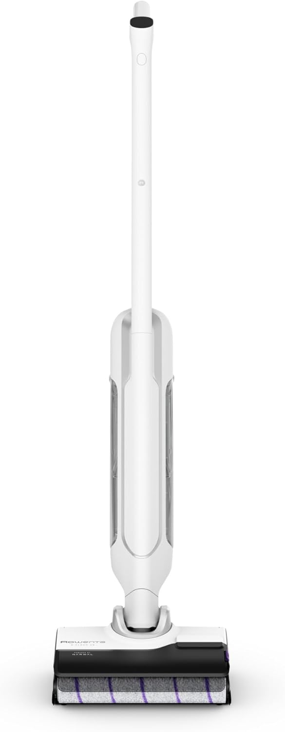 Rowenta X-Clean 10, Aspirateur Laveur sans Fil, Inclinable 180°, Auto-Nettoyage et séchage 65°C, 60min, pour tâches tenaces, Poils d’Animaux YY5785FE