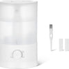 Amazon Basics Humidificateur pour Chambre, Remplissage par le Haut, Réservoir d’Eau 3,0L, Diffuseur d’Huiles Essentielles, Blanc