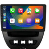Autoradio Android 13 10,1" avec écran tactile 4 cœurs pour Peugeot 107/Toyota Aygo/Citroën C1 2005-2014 WiFi CarPlay/Android Auto Bluetooth 4G SWC GPS RDS 2 Go + 64 Go
