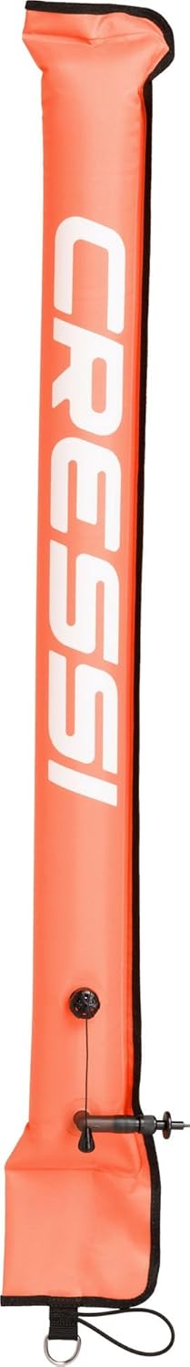 Cressi Marker Buoy Orange Bouée de Marquage Plongée Compacte Unisex-Adult, 120 cm