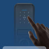 Smart Lock, Serrure de Porte d'Entrée Sans Clé Avec Poignée Noire Mate Sleek Mat, Clavier Électronique Deadbolt, Empreinte Digitale et Clavier Tactile, Verrouillage de Porte