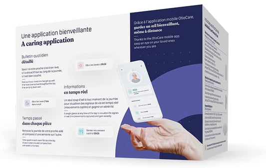 Solution Connectee Aide Domicile Telebienveillance Pour Seniors Capteur Presence Pack Serenite