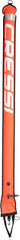 Cressi Elite Marker Buoy Orange Bouée de Marquage Plongée Unisex-Adult, 180 cm