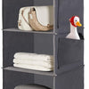 Range Chaussures Suspendu 5 Compartiments Rangement Armoire Pliable Organiseur Vêtements Chaussures